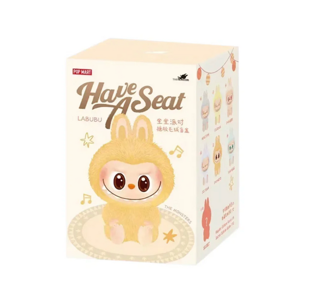 Pop Mart Labubu The Monsters Have a Seat Vinyl Plush - Single Blind Box