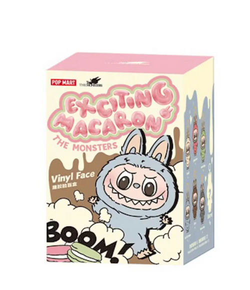 Pop Mart Labubu The Monsters Tasty Macarons Vinyl Plush Pendant - Single Blind Box