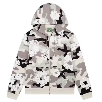 Denim Tears The Cotton Wreath Zip Sweatshirt