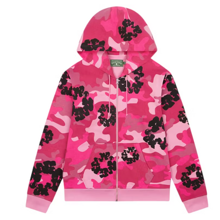 Denim Tears The Cotton Wreath Zip Sweatshirt
