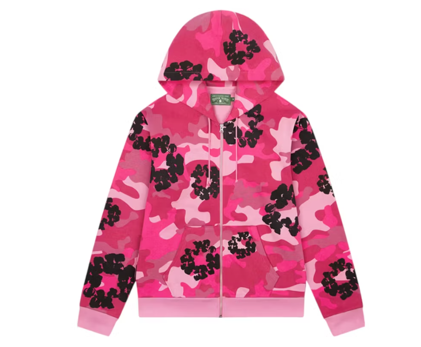 Denim Tears The Cotton Wreath Zip Sweatshirt