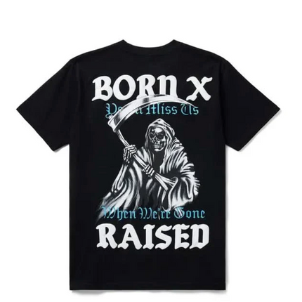 Born X Raised Reaper Stack Tee Black