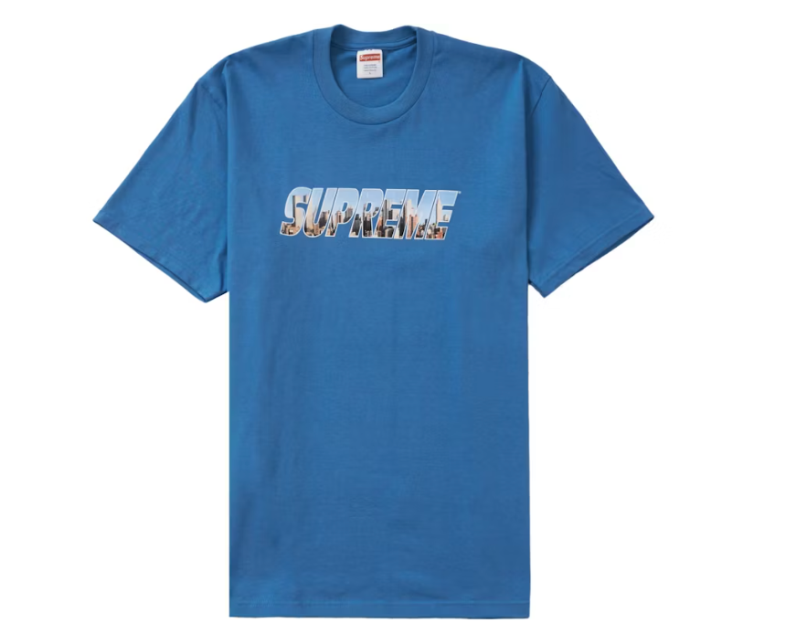 Supreme Gotham Tee Faded Blue