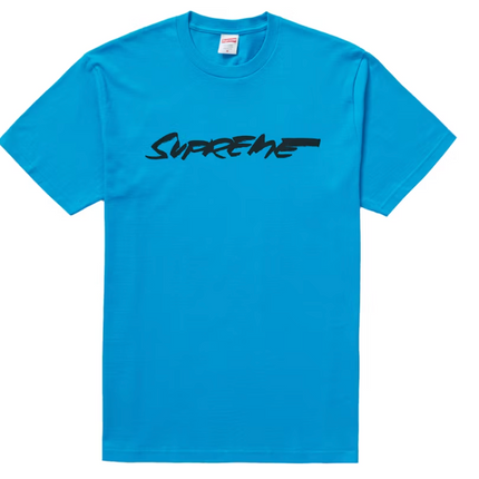 Supreme Futura Logo Tee Bright Blue