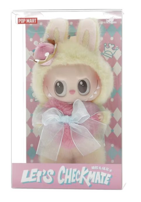 Pop Mart Labubu The Monsters Let's Checkmate Series Vinyl Plush Hanging Card