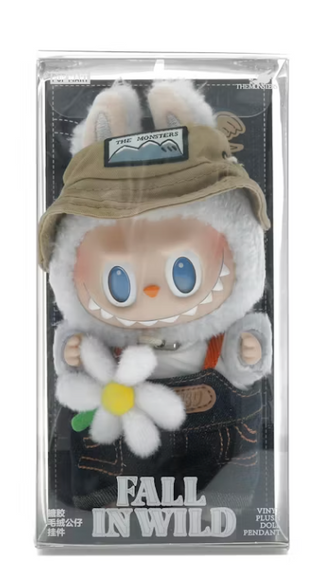 Pop Mart Labubu The Monsters Fall In Wild Vinyl Plush Doll Pendant Keychain