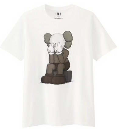 KAWS x Uniqlo Passing Through Tee White