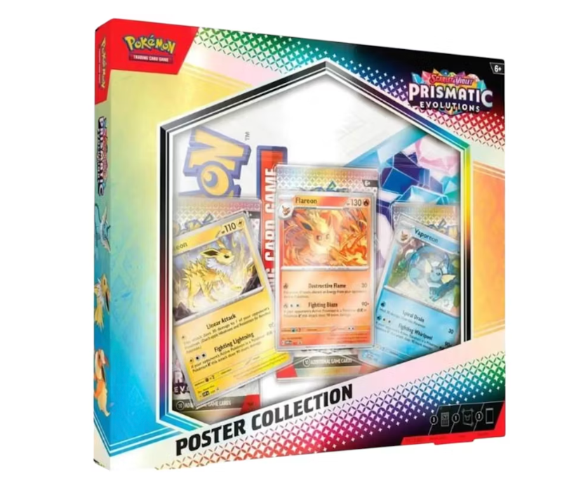 Pokémon Scarlet & Violet Prismatic Evolutions Poster Collection