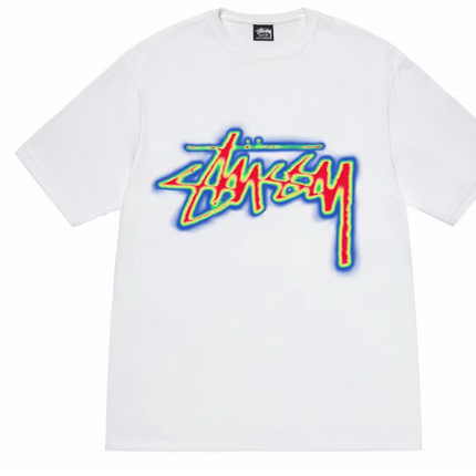Stussy Thermal Stock Tee White