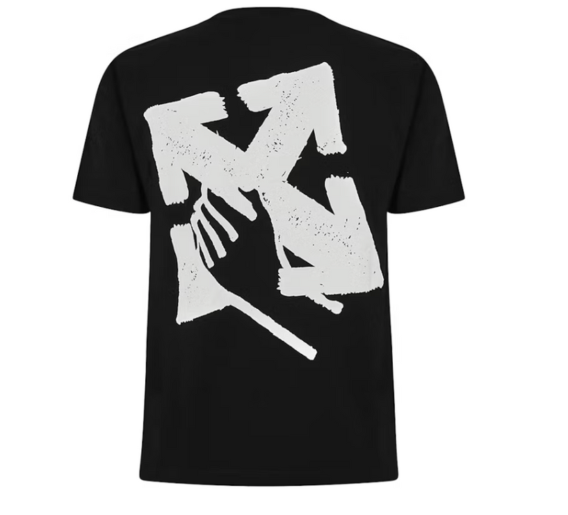OFF-WHITE Hand Arrow Tee Black/White