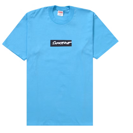 Supreme Futura Box Logo T-Shirt Bright Blue