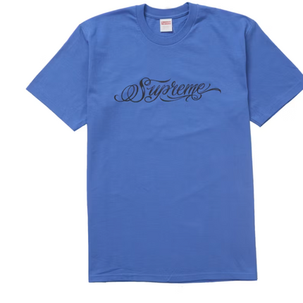 Supreme Script Tee Blue