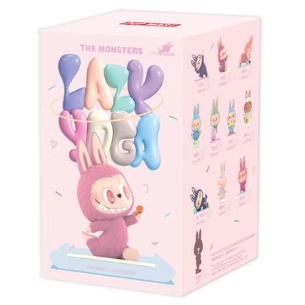 Pop Mart Labubu The Monsters Lazy Yoga Series Figures Single Blind Box