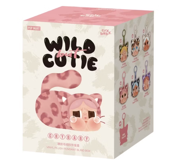 Pop Mart CRYBABY Wild but Cutie Series Vinyl Plush Pendant Single Blind Box