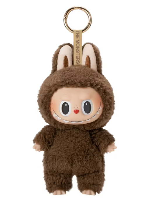 Pop Mart Labubu The Monsters Tasty Macarons Chestnut Cocoa Vinyl Plush Pendant