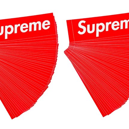 Supreme Red Box Logo Sticker