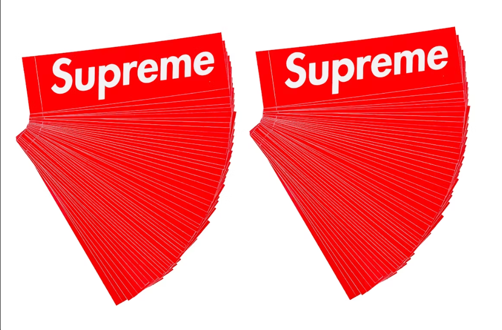 Supreme Red Box Logo Sticker