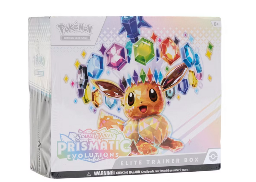 Pokémon Scarlet & Violet Prismatic Evolutions Elite Trainer Box