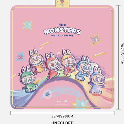 Pop Mart The Monsters Labubu Big Into Energy Series Blanket