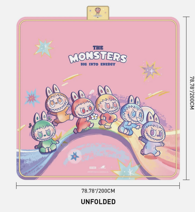 Pop Mart The Monsters Labubu Big Into Energy Series Blanket
