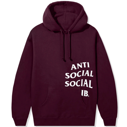 ASSC Cut Off Logo Hoodie Maroon