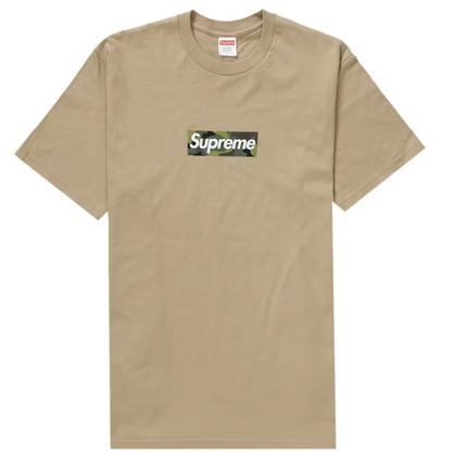 Supreme Box Logo Tee (FW23) Khaki