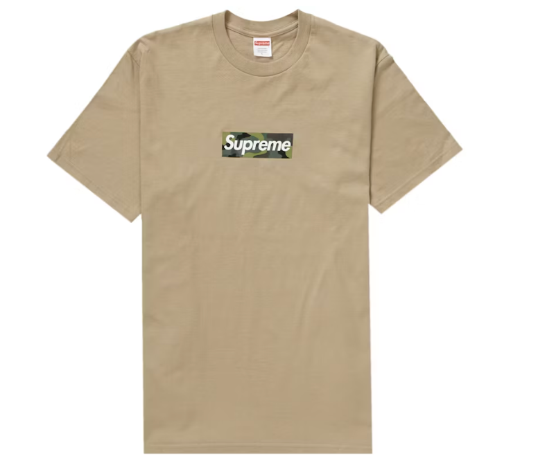 Supreme Box Logo Tee (FW23) Khaki