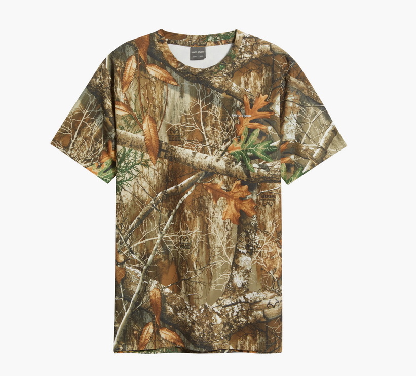 Santo Studio x Realtree EDGE Camo Cotton T-Shirt