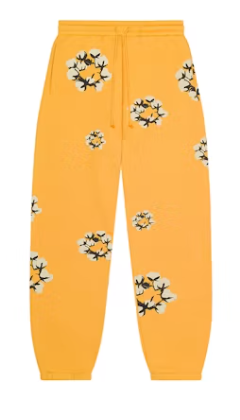Denim Tears x CPFM Cactus Tears Wreath Sweatpants Yellow