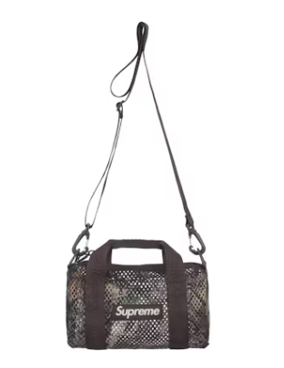 Supreme Mesh Mini Duffle Bag (SS25) TrueTimber Kanati Camo