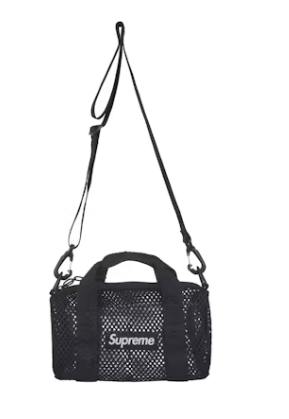 Supreme Mesh Mini Duffle Bag (SS25) Black