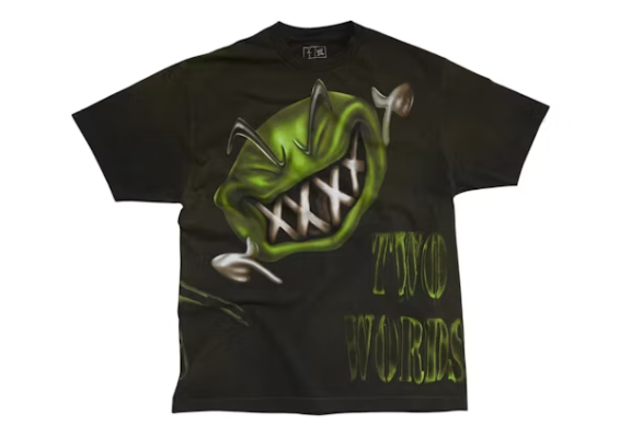 Travis Scott x WWE Two Words DX Tee Black