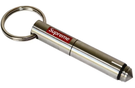Supreme Keychain Pen Steel