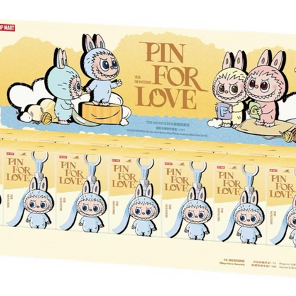 Pop Mart Labubu The Monsters Pin for Love Series Vinyl Plush Pendant (A-M)