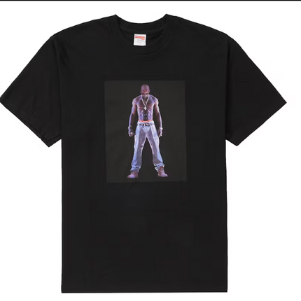 Supreme Tupac Hologram Tee Black