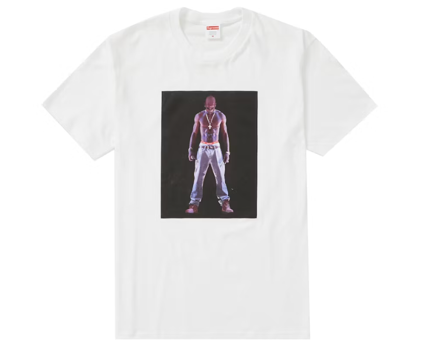 Supreme Tupac Hologram Tee White
