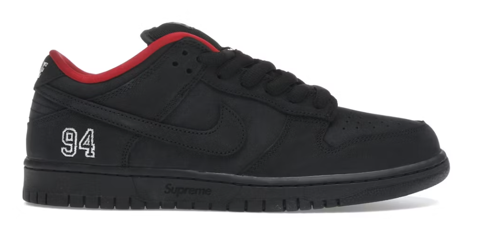 Nike SB Dunk Low Supreme 94 Black