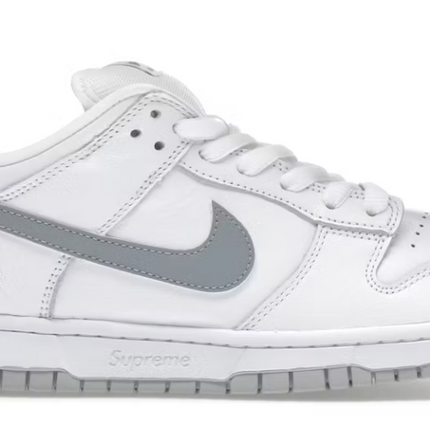 Nike SB Dunk Low Supreme 94 White Metallic Silver