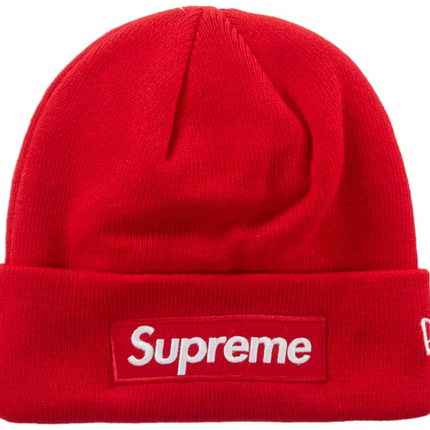 Supreme New Era Box Logo Beanie Red (FW23)