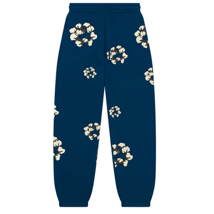 Denim Tears x CPFM Cactus Tears Wreath Sweatpants Navy