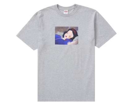 Supreme Snow White Tee Heather Grey