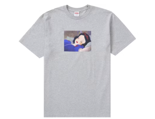 Supreme Snow White Tee Heather Grey
