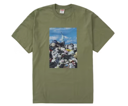 Supreme Trash Tee Light Olive
