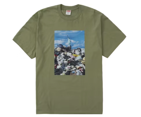 Supreme Trash Tee Light Olive