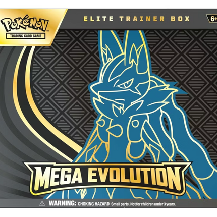 Pokemon TCG: Mega Evolution Elite Trainer Box - Mega Lucario (9 Packs, Promo Card)