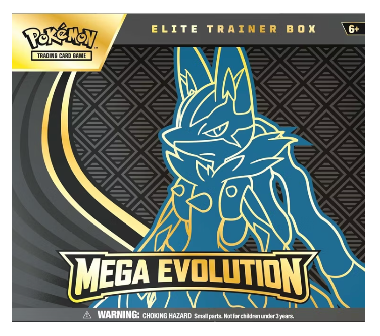 Pokemon TCG: Mega Evolution Elite Trainer Box - Mega Lucario (9 Packs, Promo Card)