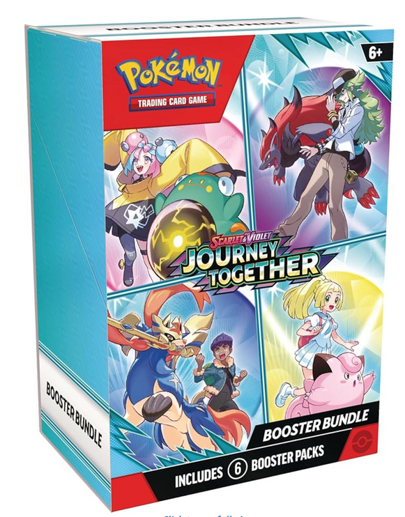 Pokemon TCG: Scarlet & Violet—Journey Together Booster Bundle