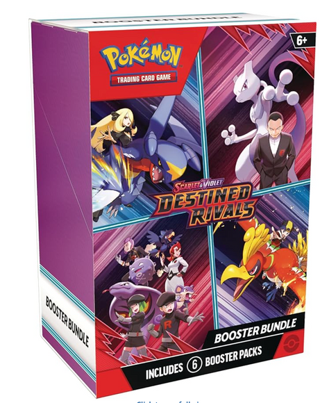 Pokemon TCG: Scarlet & Violet - Destined Rivals Booster Bundle - 6 Packs