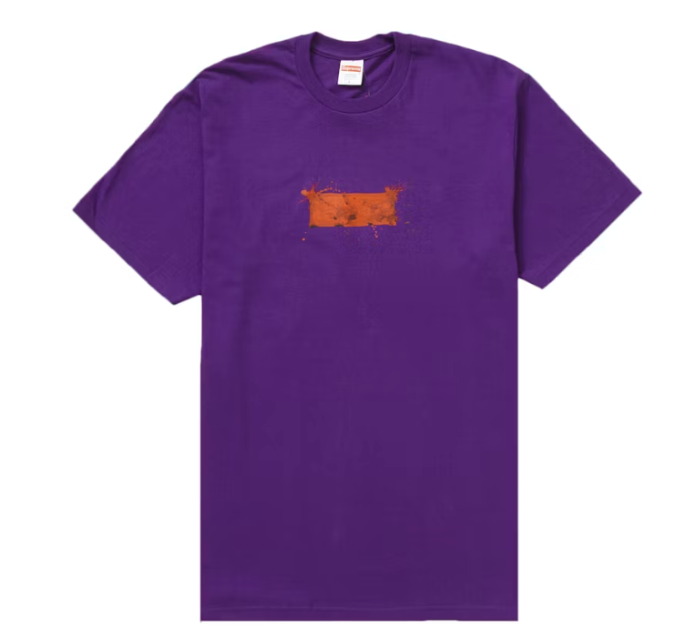 Supreme Ralph Steadman Box Logo Tee Purple