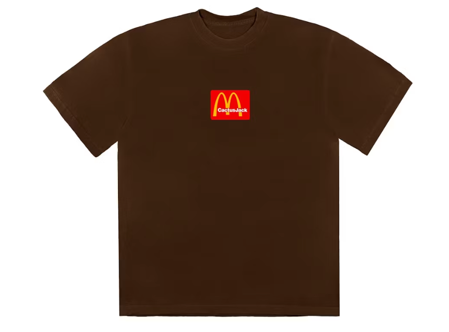Travis Scott x McDonald's Sesame III T-shirt Brown